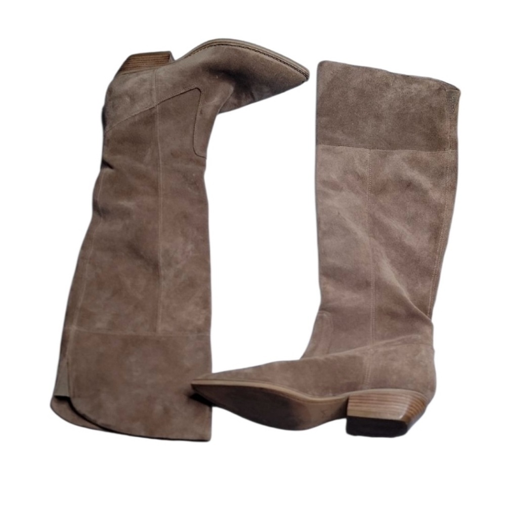 Marc Fisher Brown Suede Over the Knee Boots